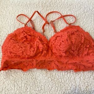 Aerie Coral lace bralette